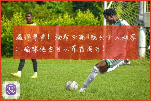 赢得尊重！杨希今晚4镜头令人动容：输球他也可以昂首离开！